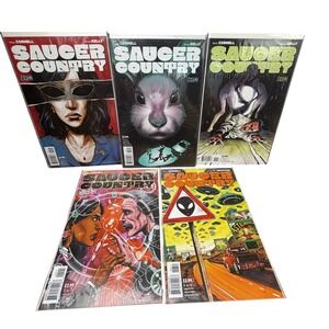 Vertigo Saucer Country Comic Lot 2-6 Mixed Color Sci-Fi Paul Cornell 2012 Vtg